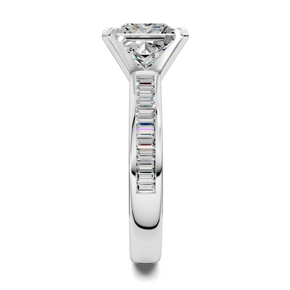 Cindy Baguette Channel Ring
