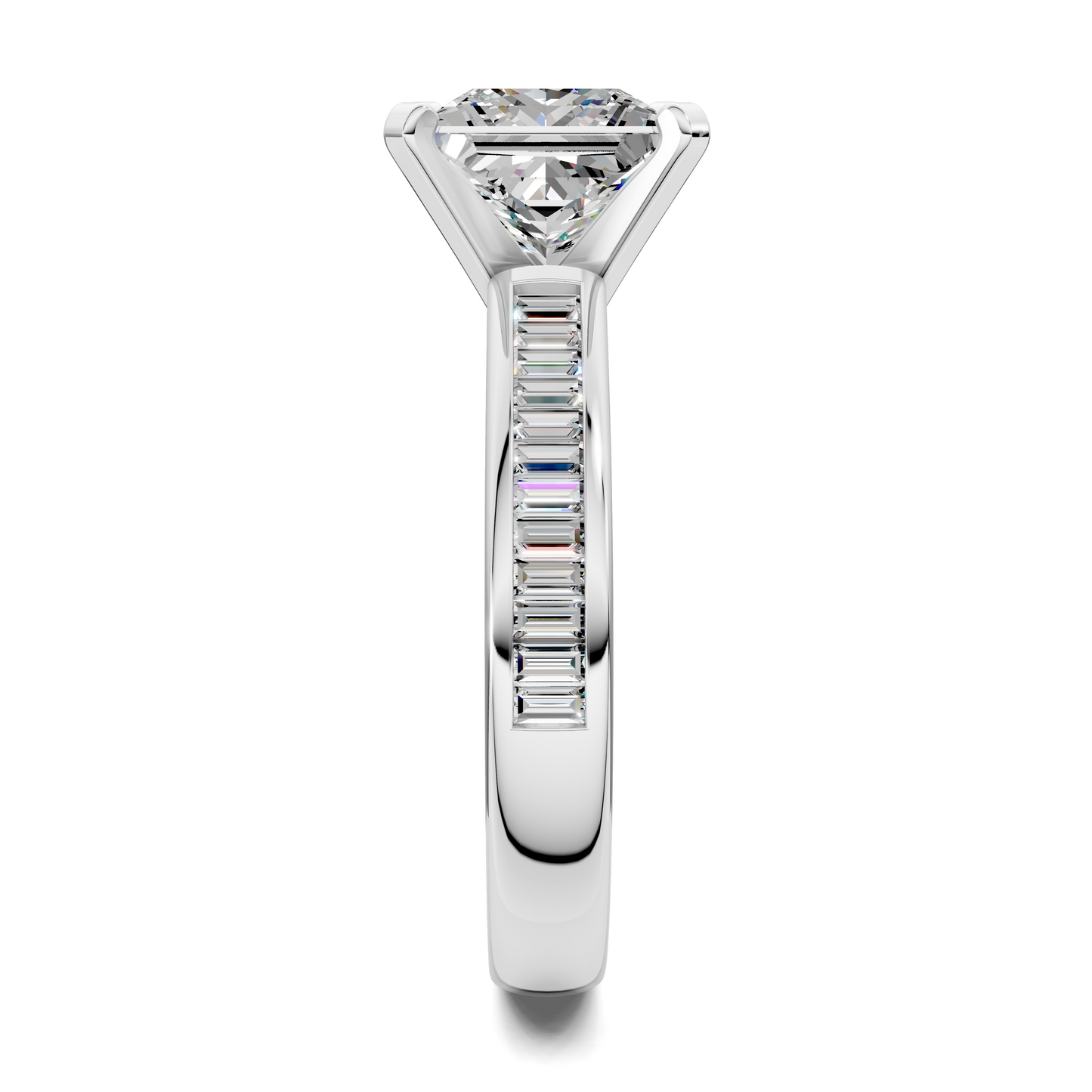Cindy Baguette Channel Ring