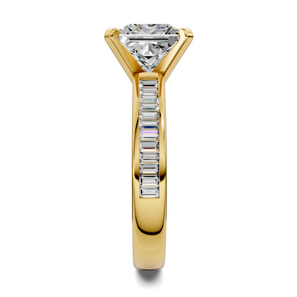 Cindy Baguette Channel Ring