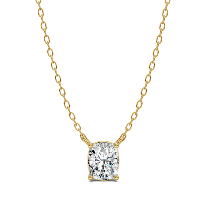 Solitaire Cushion Diamond Pendant