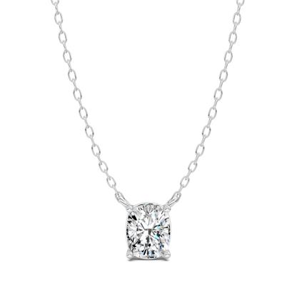 Solitaire Cushion Diamond Pendant