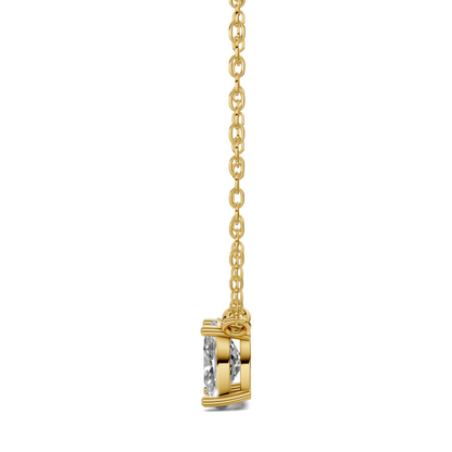 Solitaire Cushion Diamond Pendant