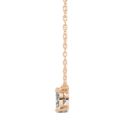 Solitaire Cushion Diamond Pendant