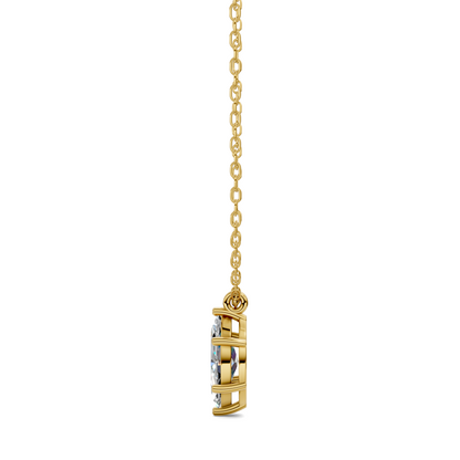 Solitaire Marquise Diamond Pendant