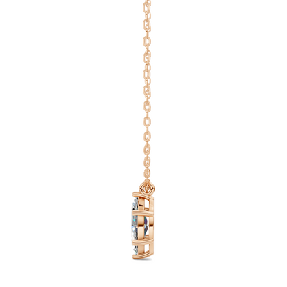 Solitaire Marquise Diamond Pendant