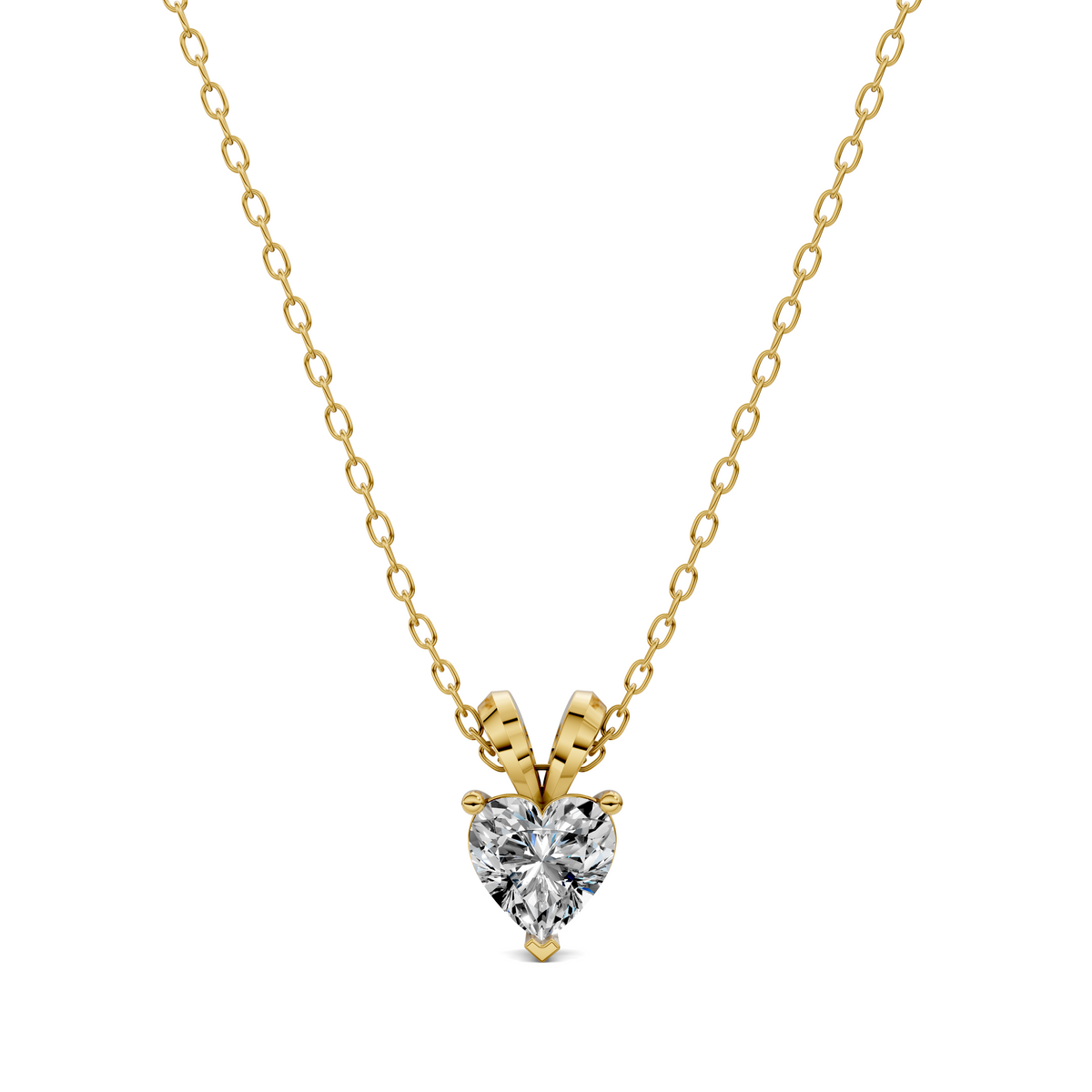 Split Bail Heart Pendant