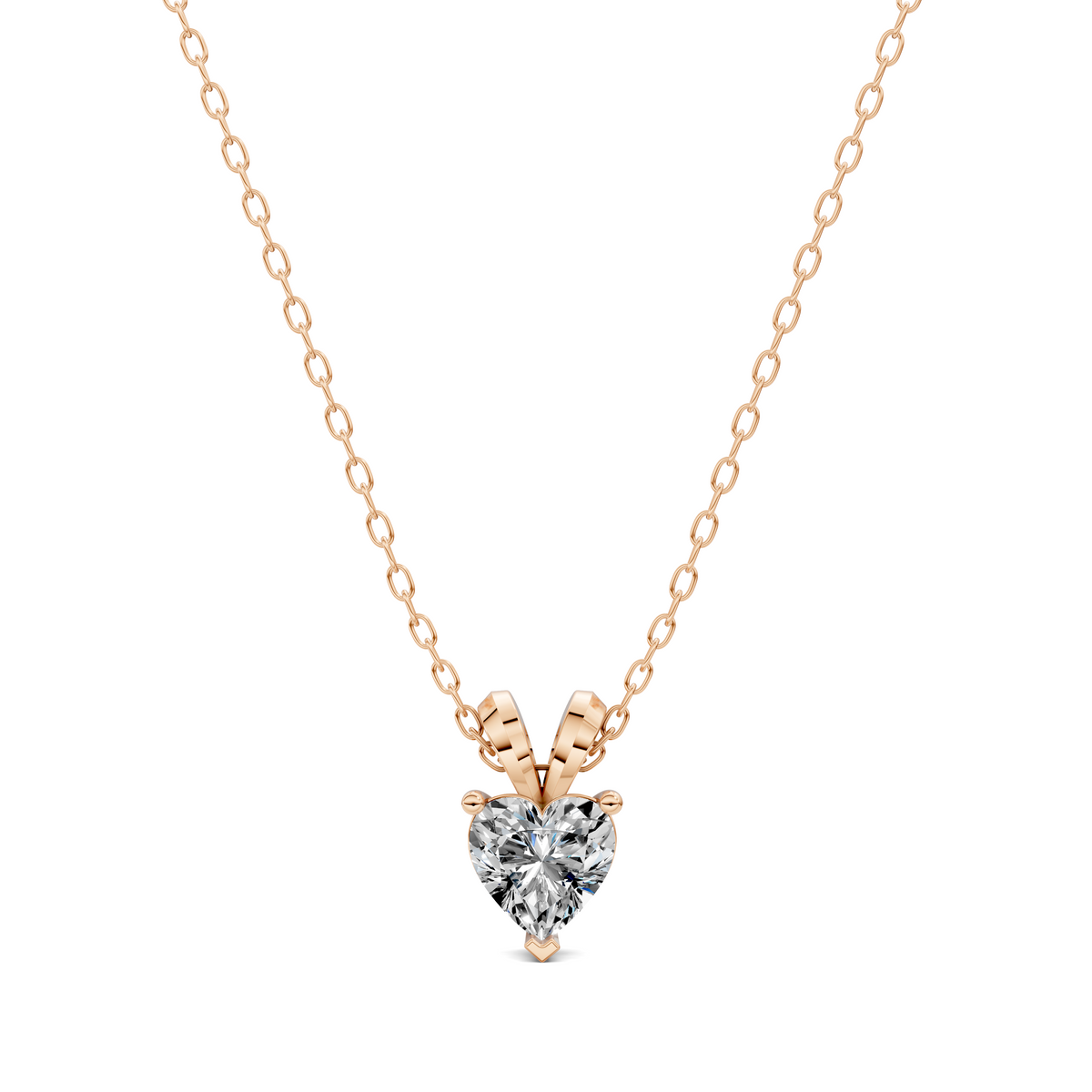 Split Bail Heart Pendant