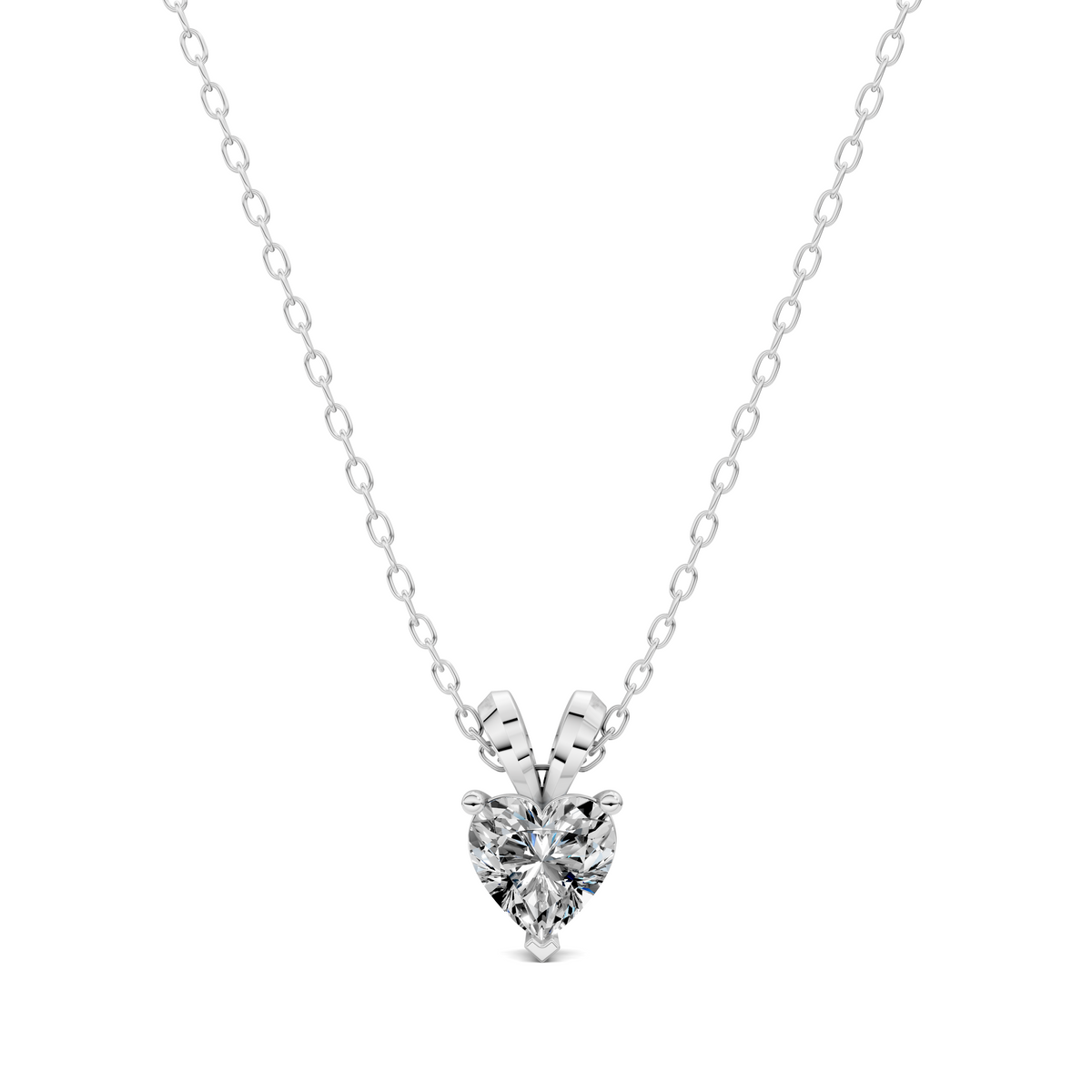 Split Bail Heart Pendant