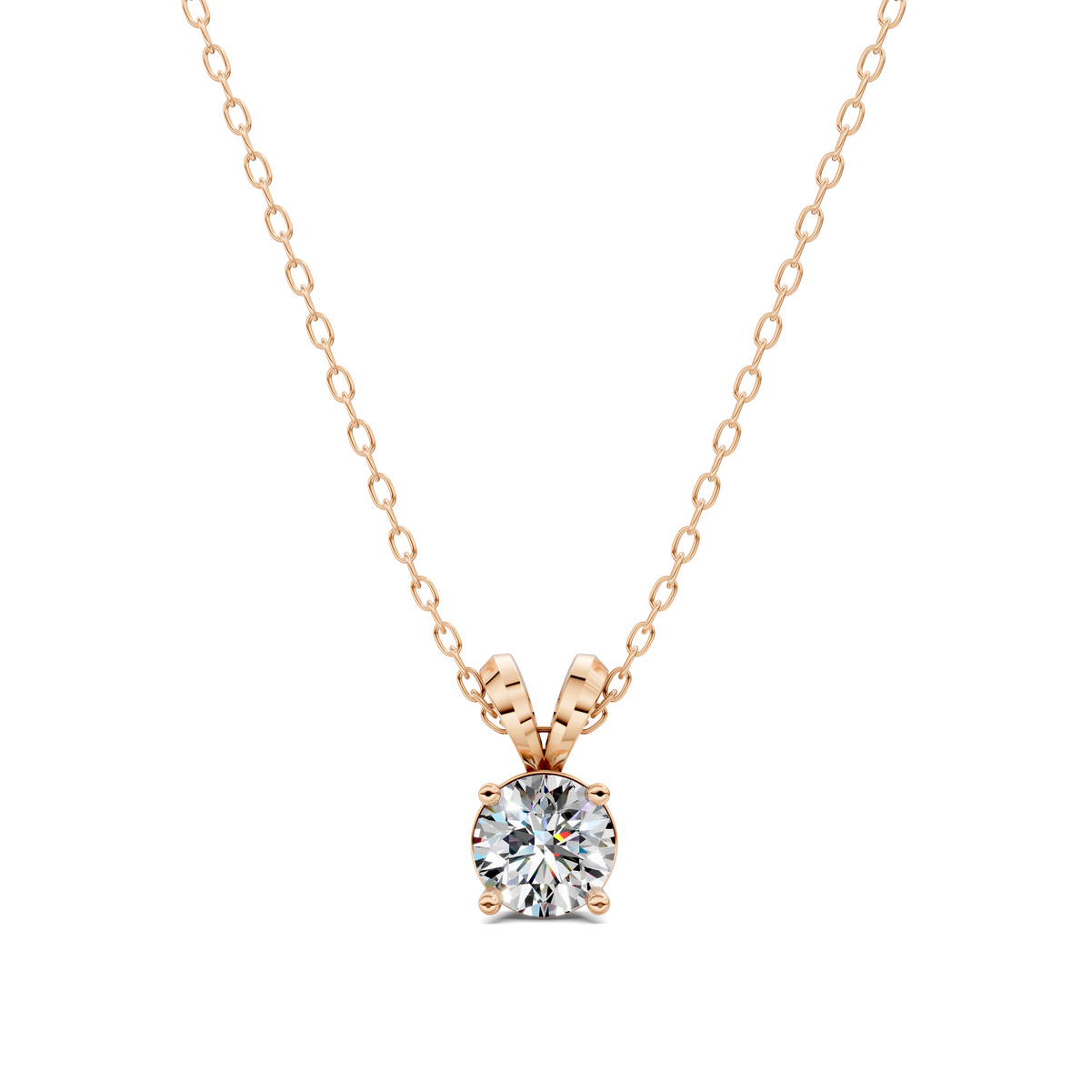 Split Bail Round Pendant