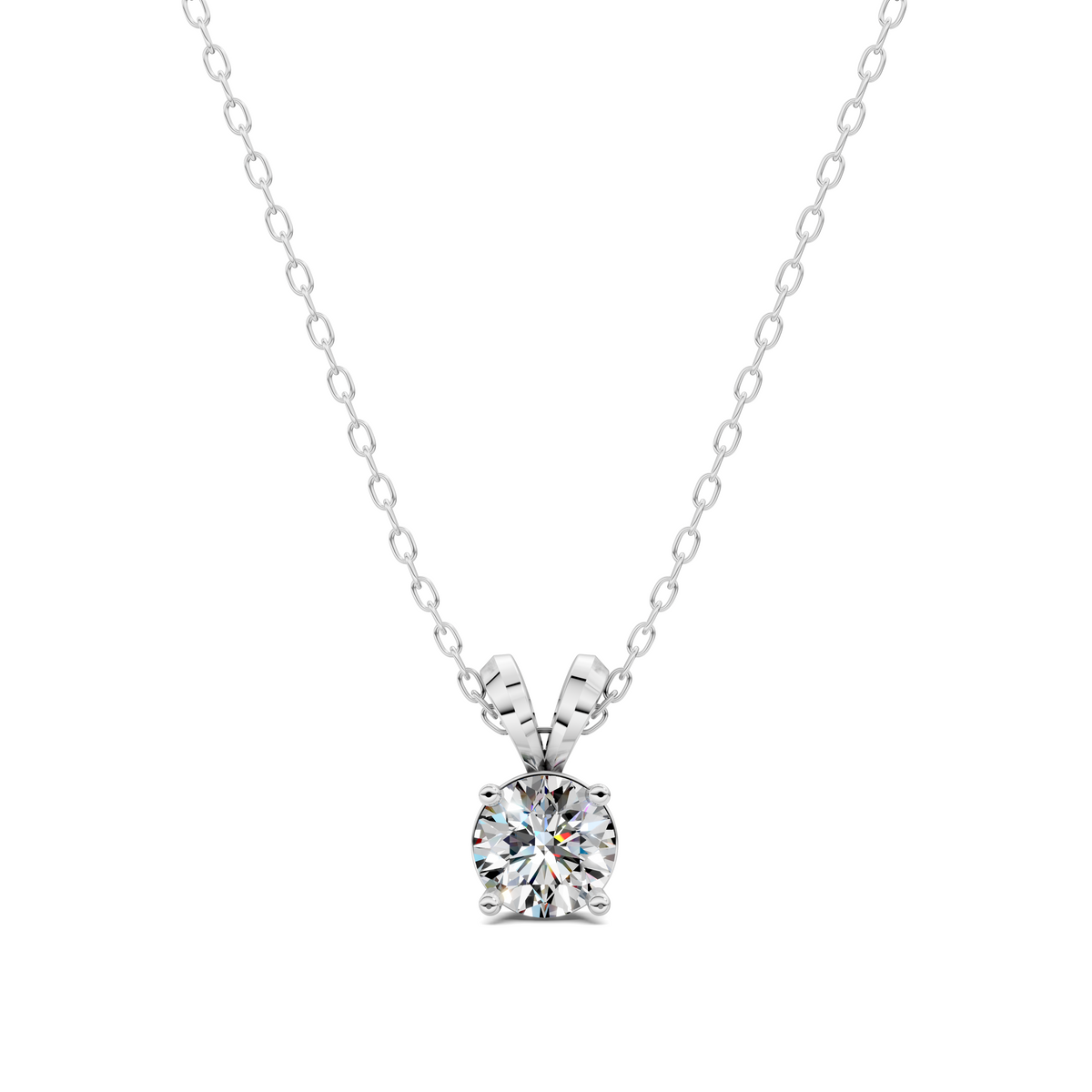 Split Bail Round Pendant