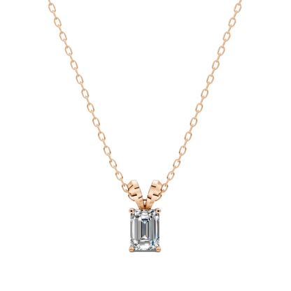 Split Bail Emerald Pendant