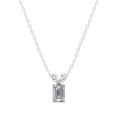 Split Bail Emerald Pendant