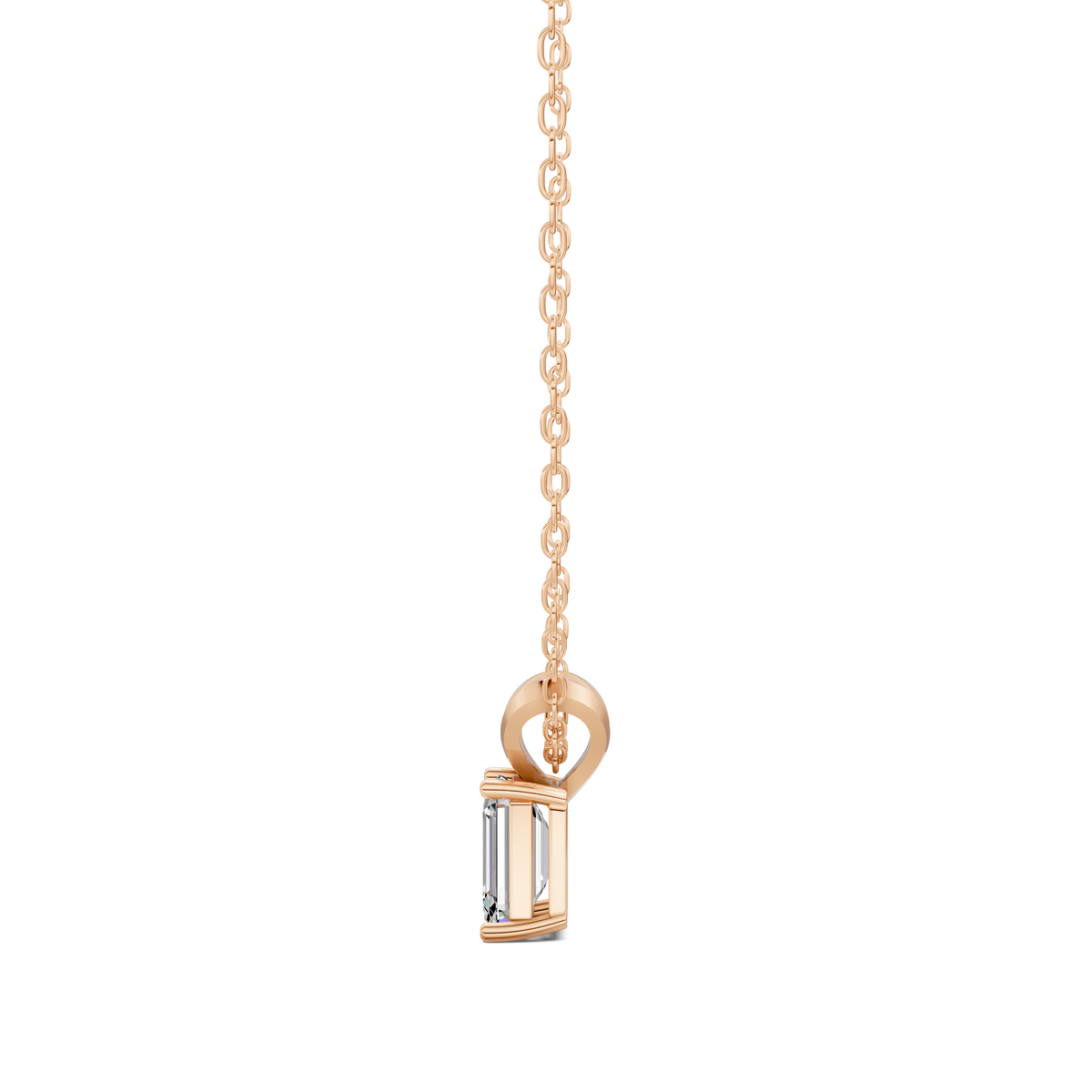 Split Bail Emerald Pendant