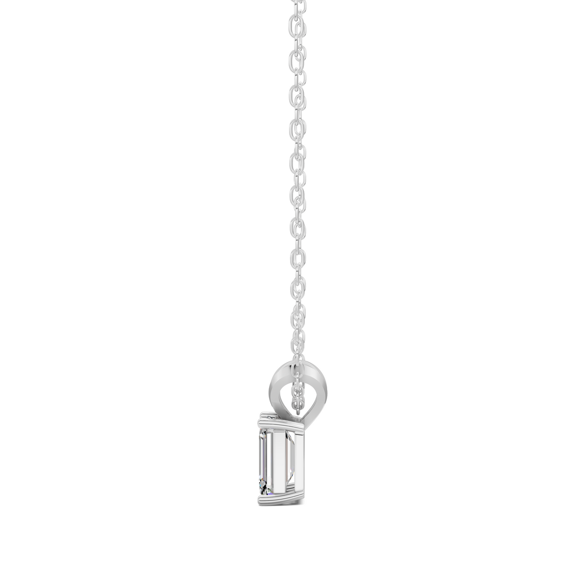 Split Bail Emerald Pendant