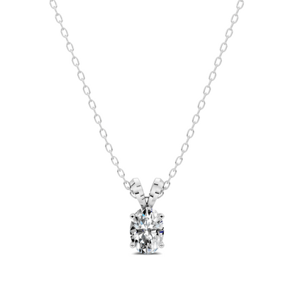 Split Bail Oval Pendant