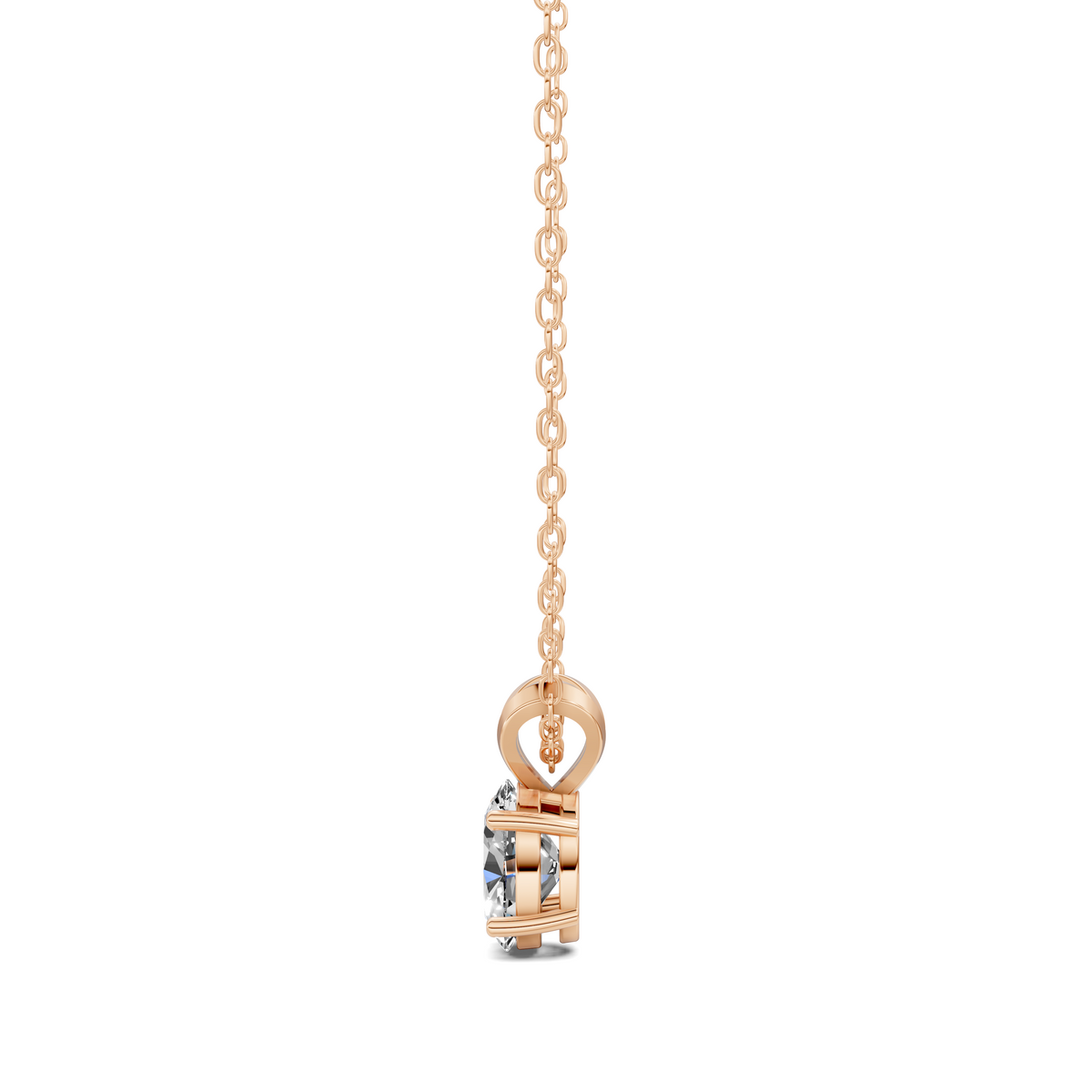 Split Bail Oval Pendant