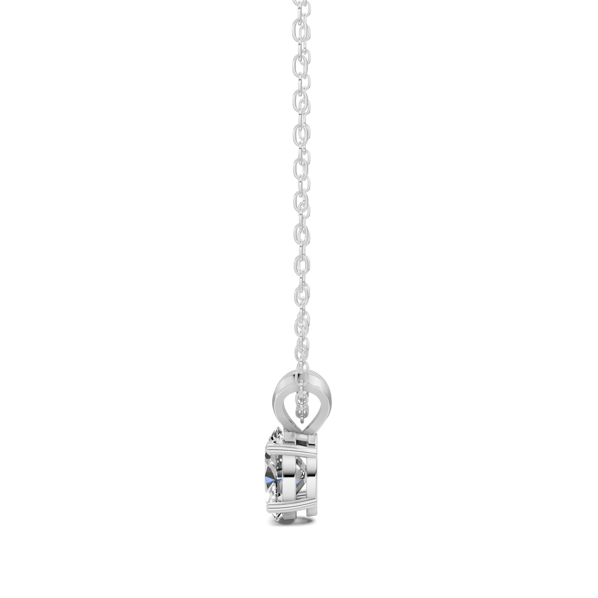 Split Bail Oval Pendant