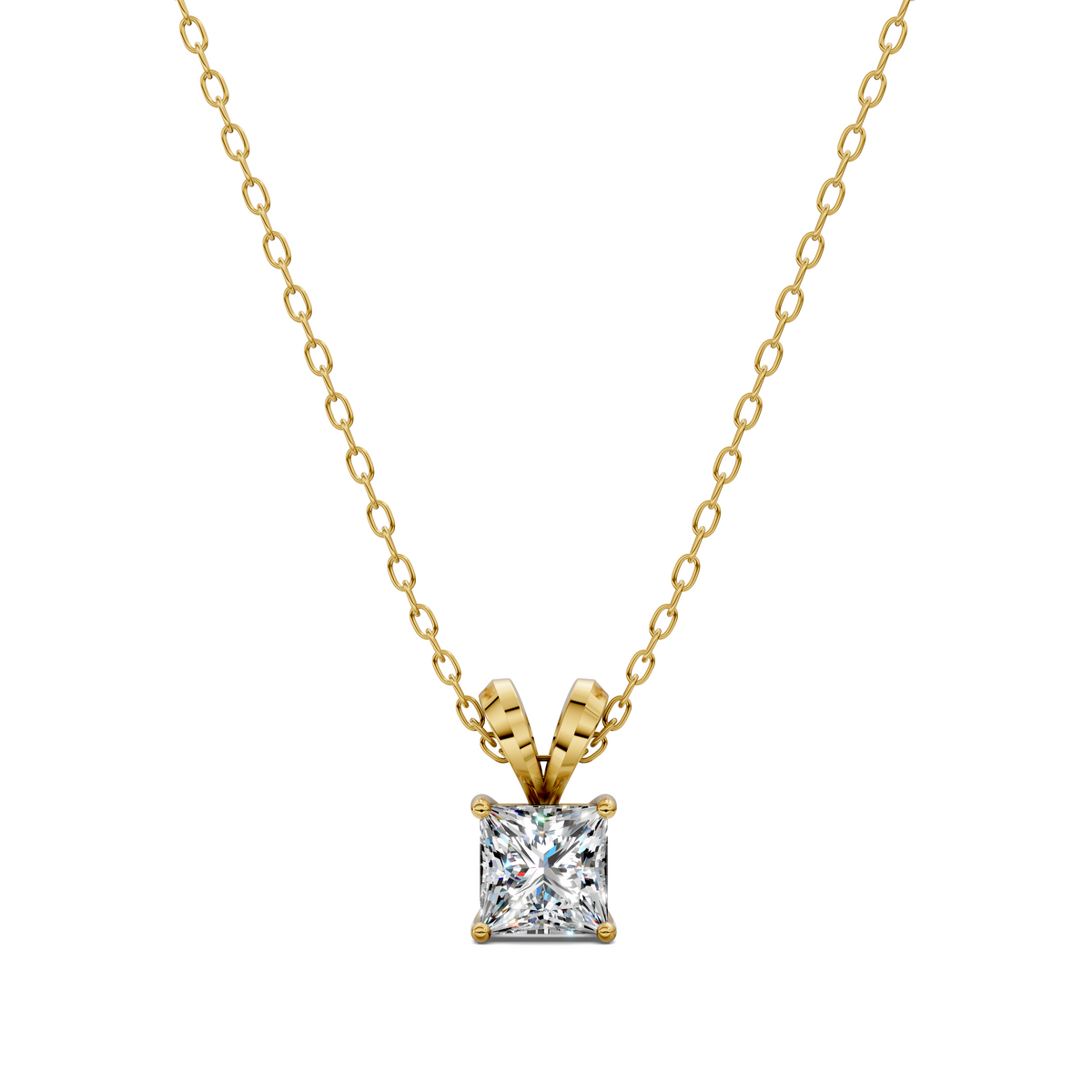Split Bail Princess Pendant