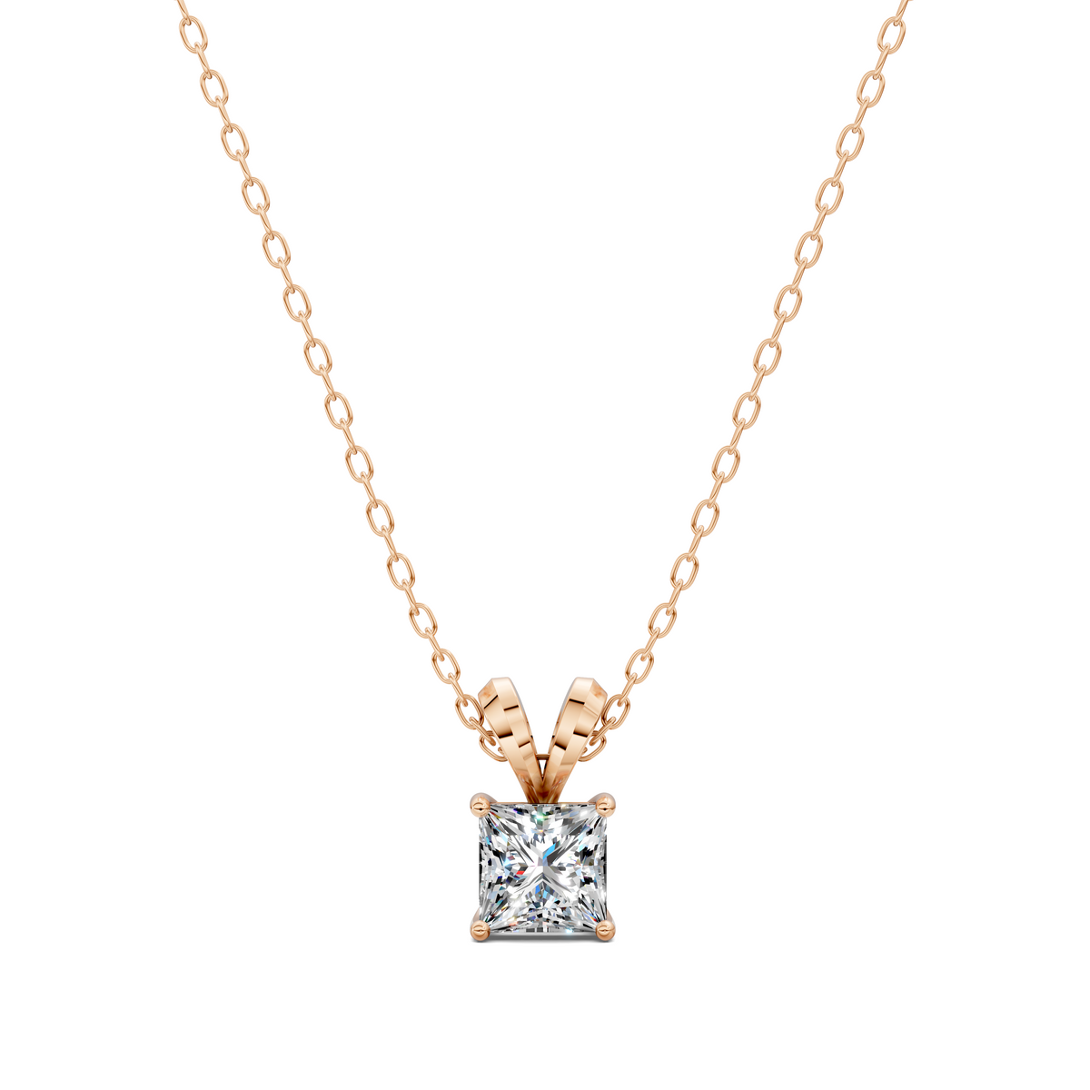 Split Bail Princess Pendant