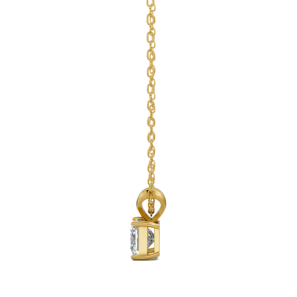 Split Bail Princess Pendant