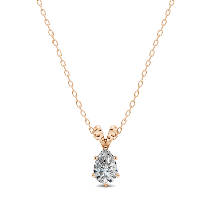 Split Bail Pear Pendant