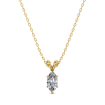 Split Bail Marquise Pendant