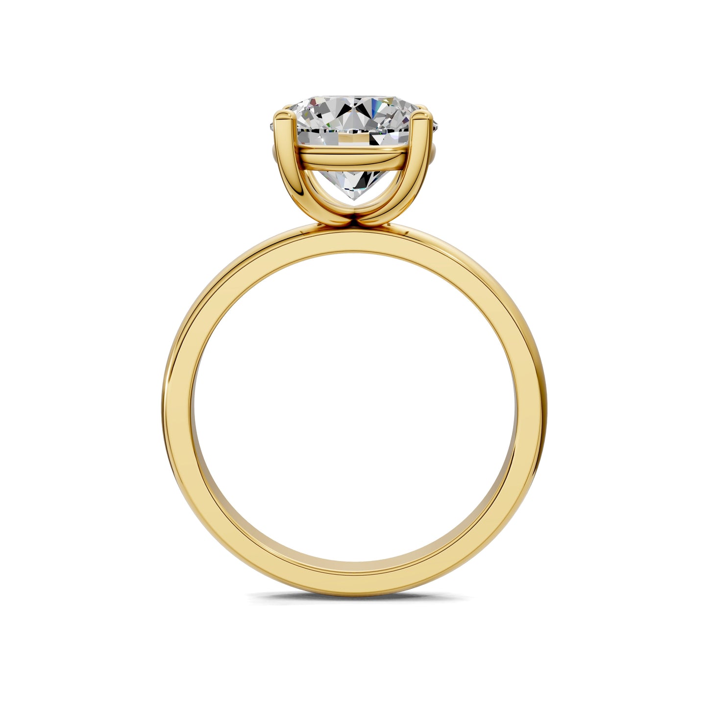 Nicole Classic Solitaire Engagement Ring – 2.5ct Round Lab Grown Diamond