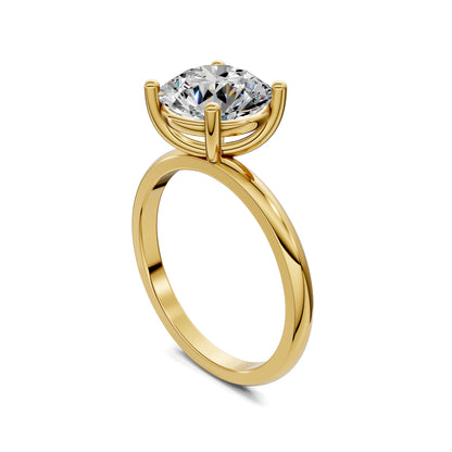 Nicole Classic Solitaire Engagement Ring – 2.5ct Round Lab Grown Diamond