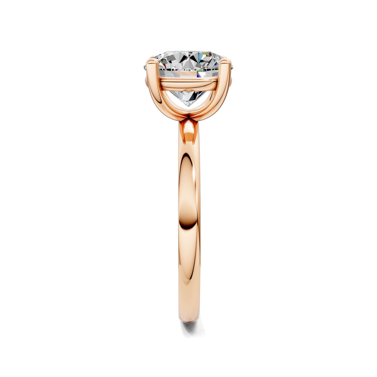 Nicole Classic Solitaire Engagement Ring – 2.5ct Round Lab Grown Diamond