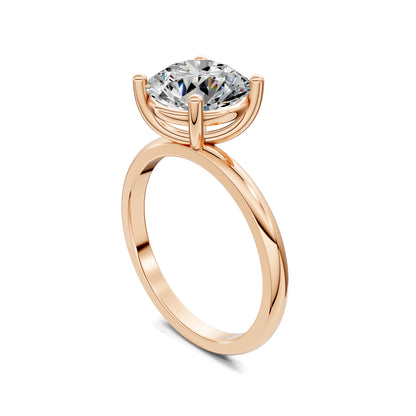 Nicole Classic Solitaire Engagement Ring – 2.5ct Round Lab Grown Diamond