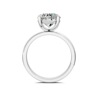 Nicole Classic Solitaire Engagement Ring – 2.5ct Round Lab Grown Diamond