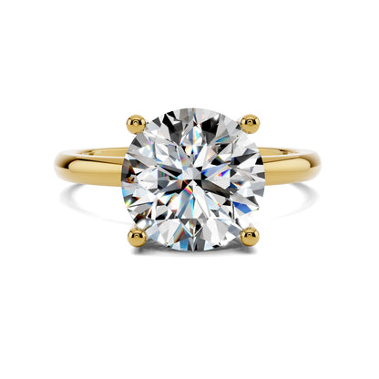 Nicole Classic Solitaire Engagement Ring – 2.5ct Round Lab Grown Diamond