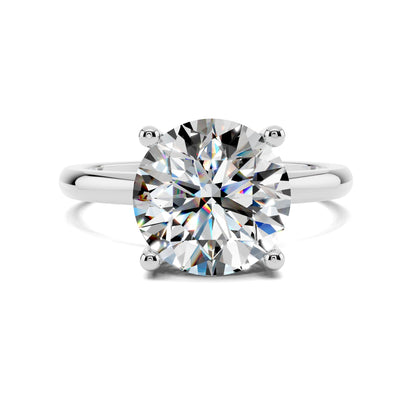 Nicole Classic Solitaire Engagement Ring – 2.5ct Round Lab Grown Diamond