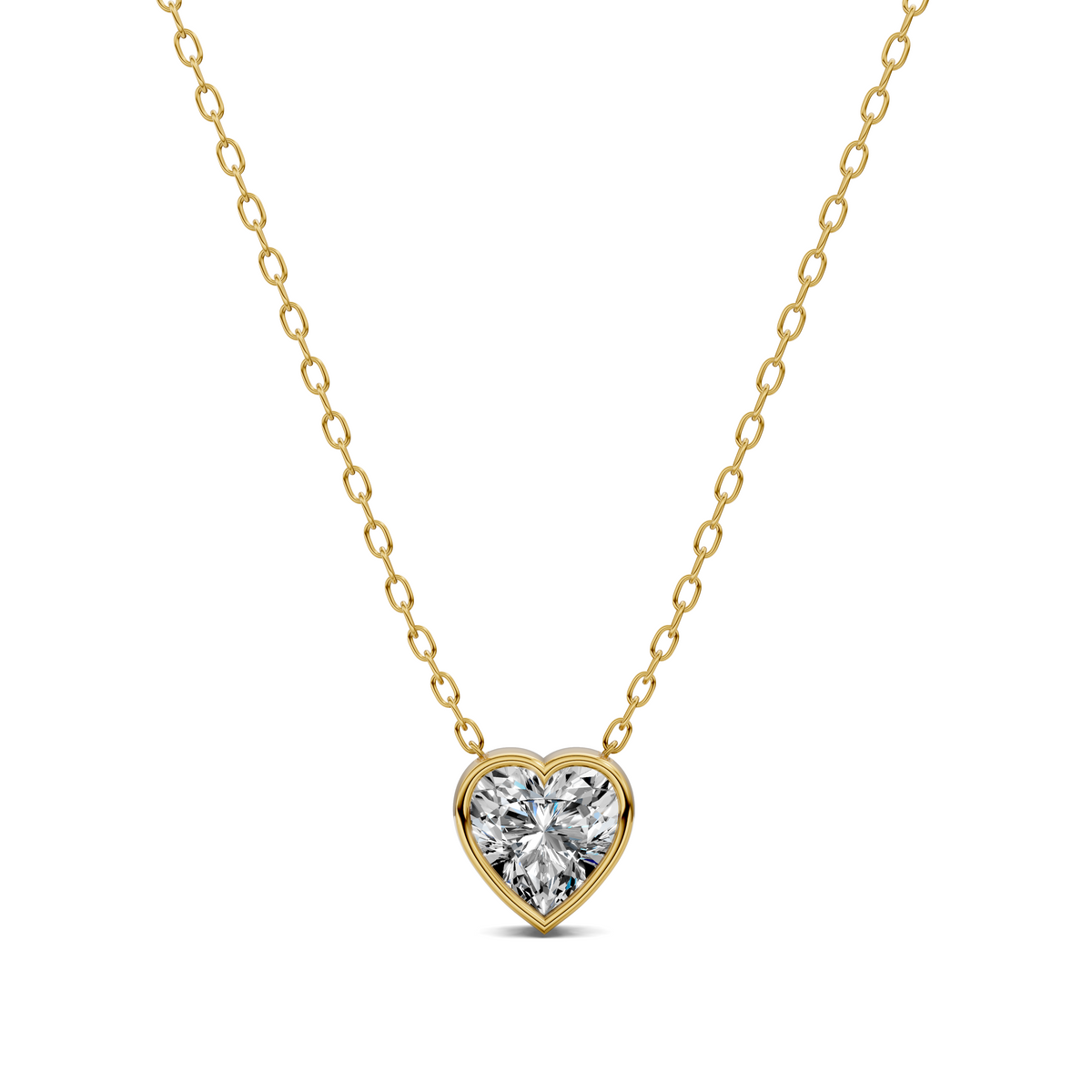 Heart Bezel Pendant