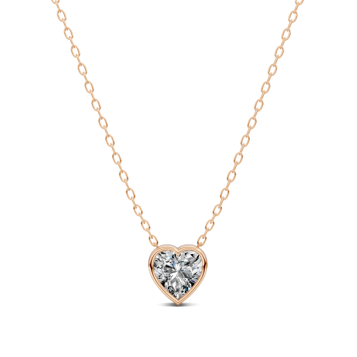 Heart Bezel Pendant