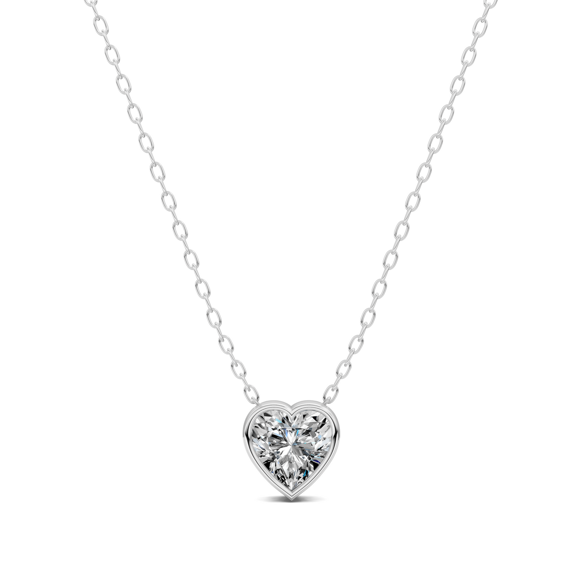 Heart Bezel Pendant