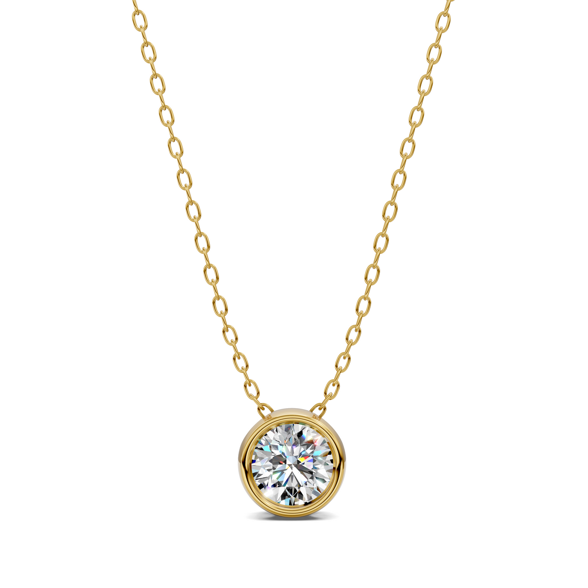 Round Bezel Pendent