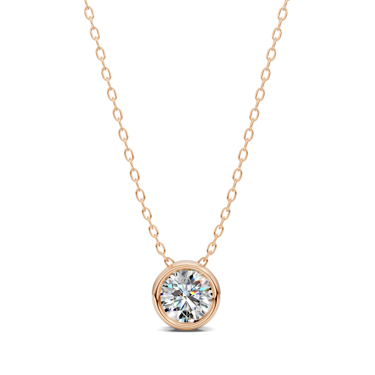 Round Bezel Pendent