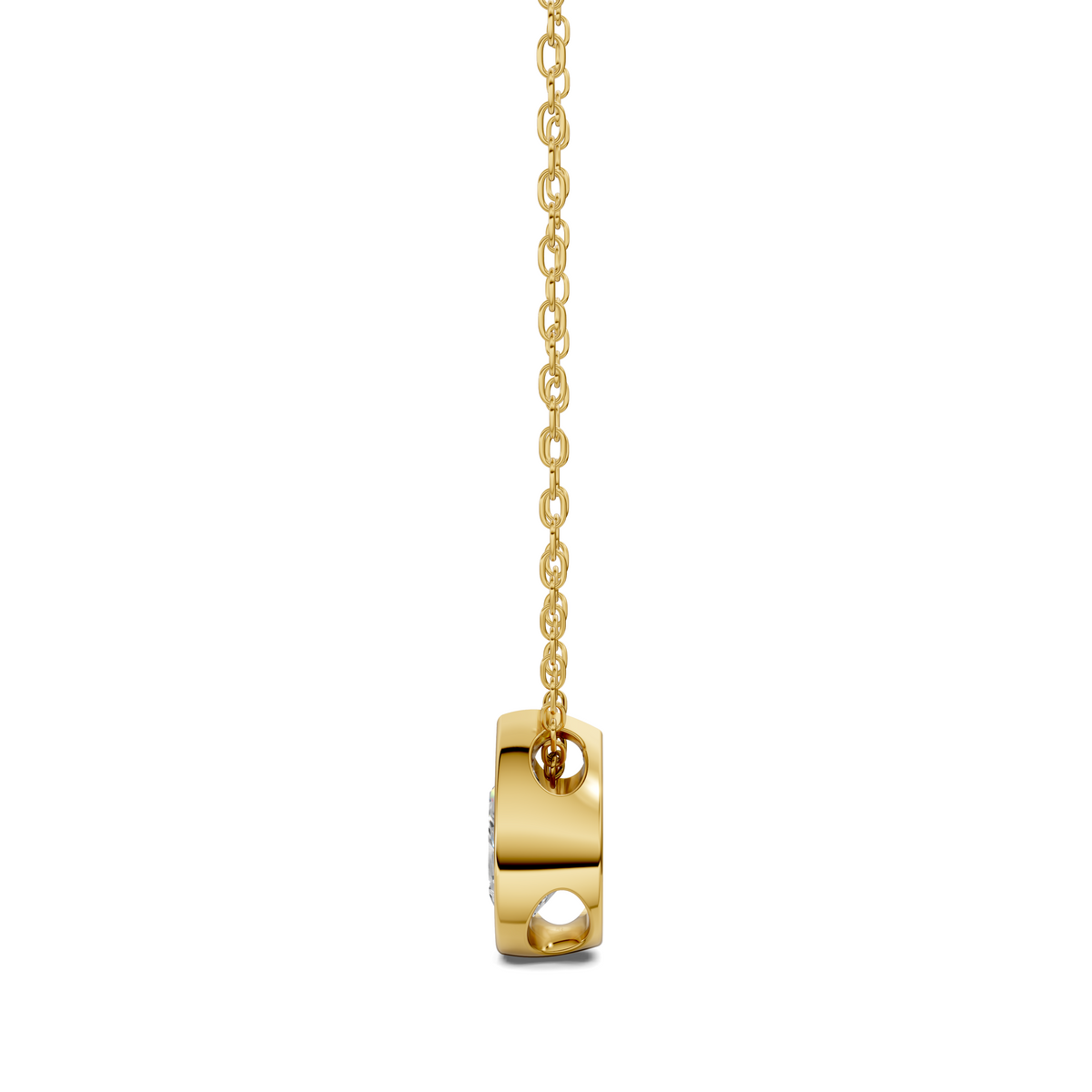 Pear Bezel Pendant