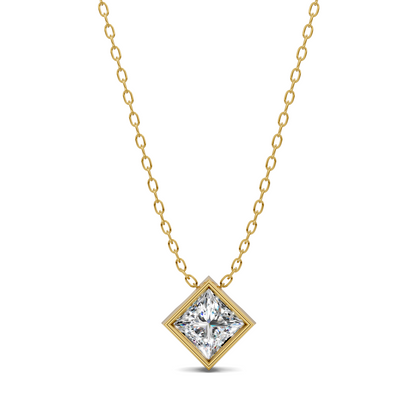 Princess Bezel Pendant