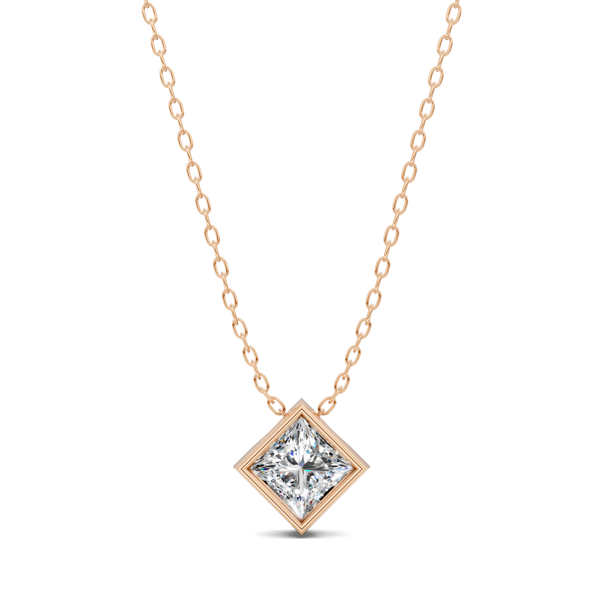 Princess Bezel Pendant