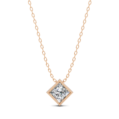 Princess Bezel Pendant