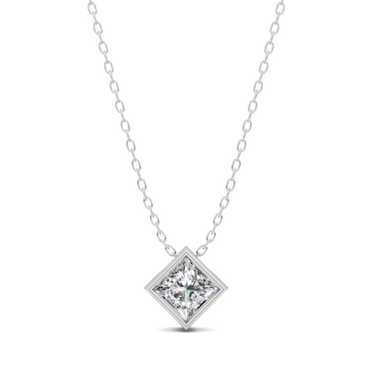Princess Bezel Pendant