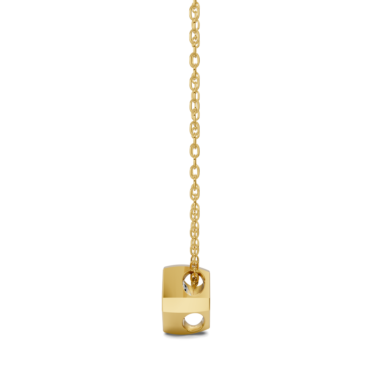 Asscher Bezel Pendant