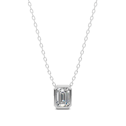 Emerald Bezel Pendant