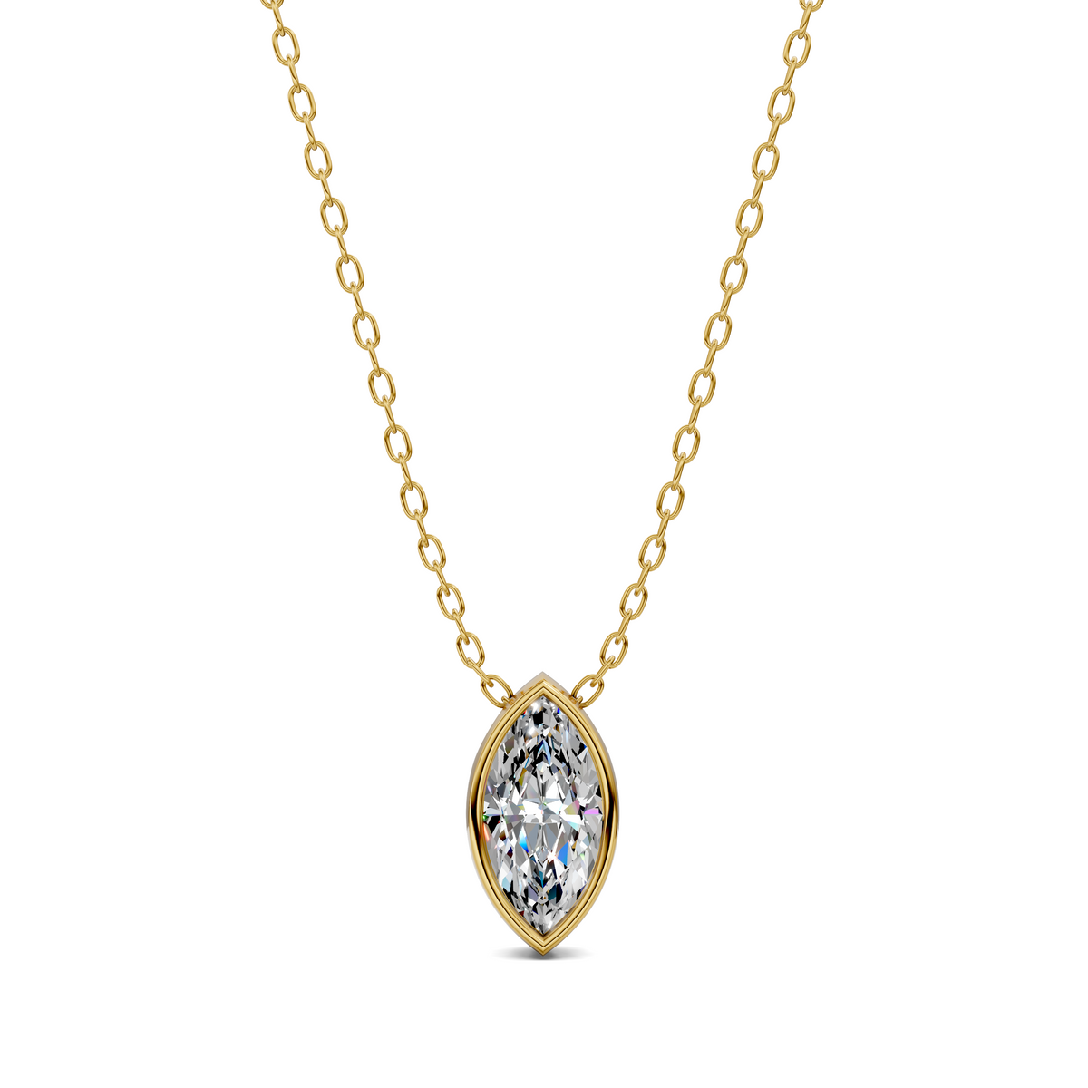 Marquise Bezel Pendant
