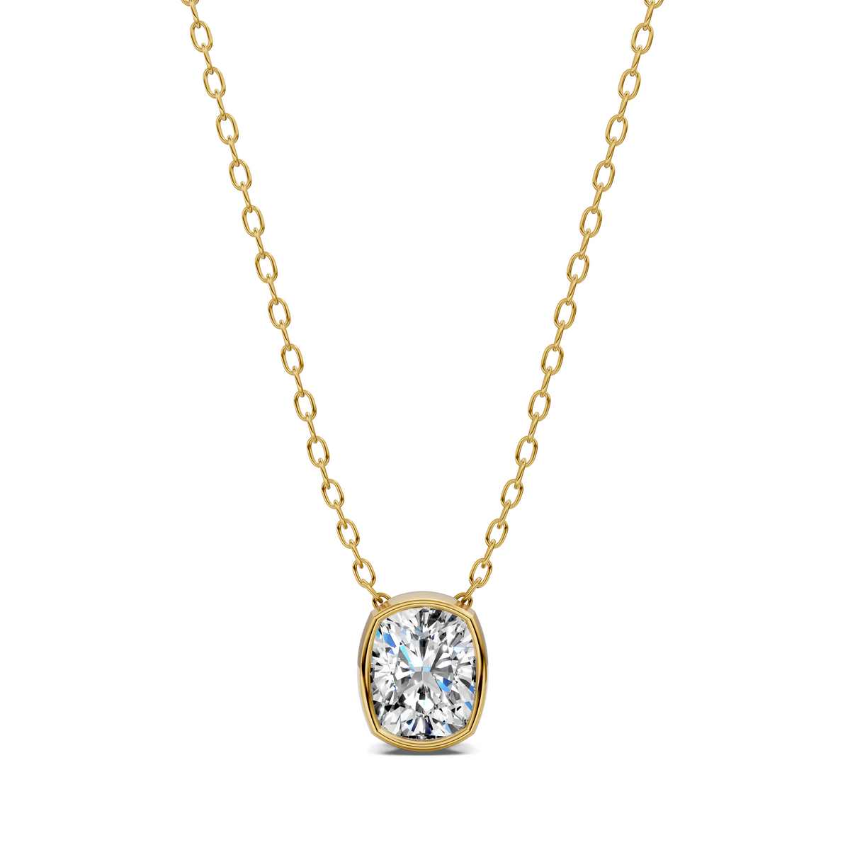 Cushion Bezel Pendant