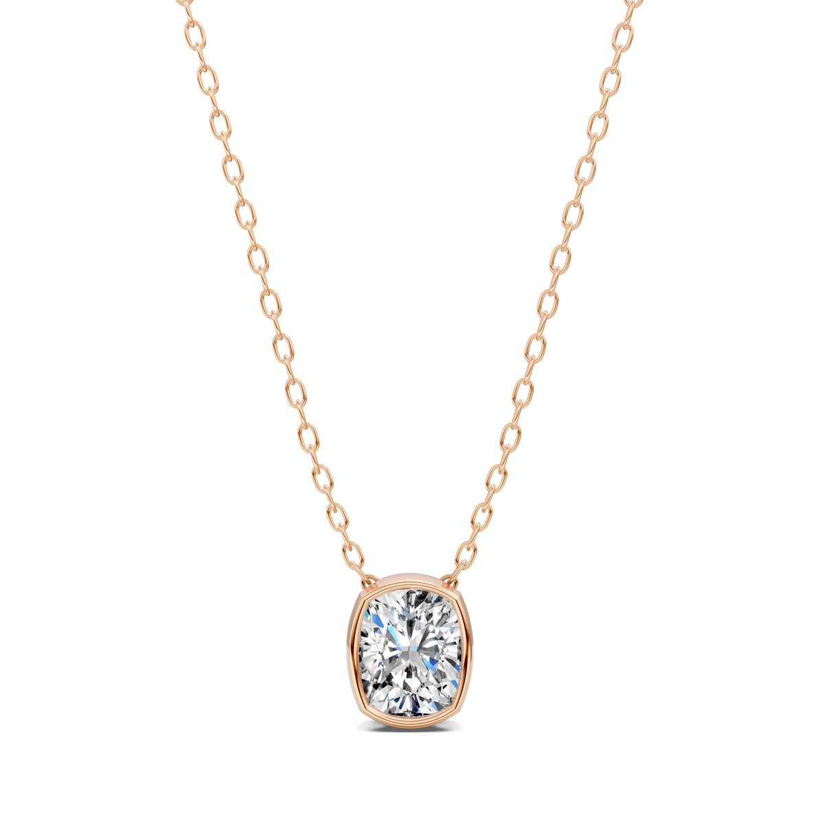 Cushion Bezel Pendant