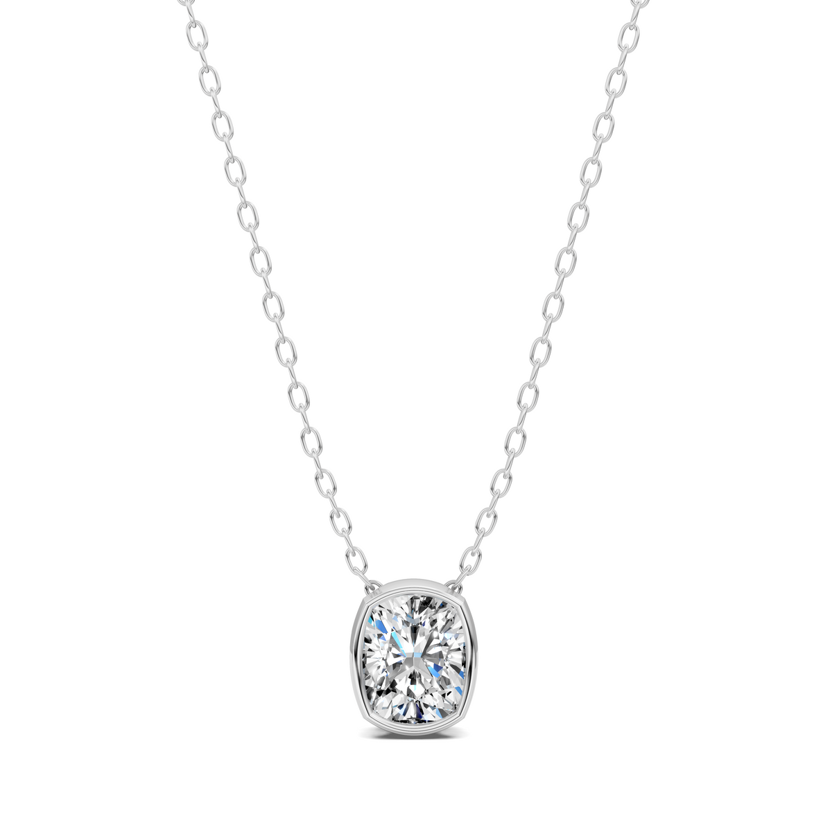 Cushion Bezel Pendant