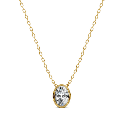 Oval Bezel Pendant